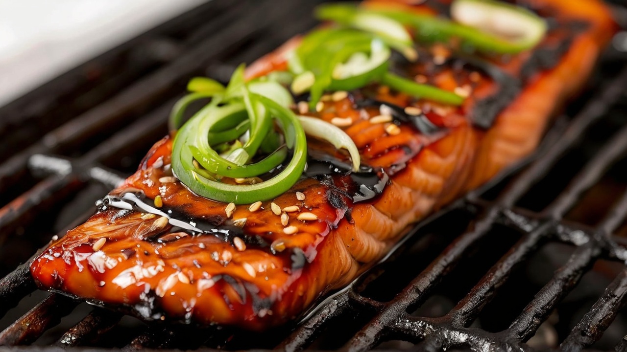 Grilled Teriyaki Salmon