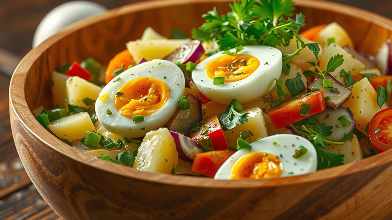 Delicious Potato Salad with Egg Recipe