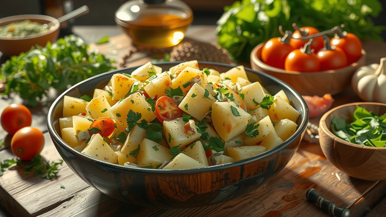 Egg-Free Potato Salad Recipe