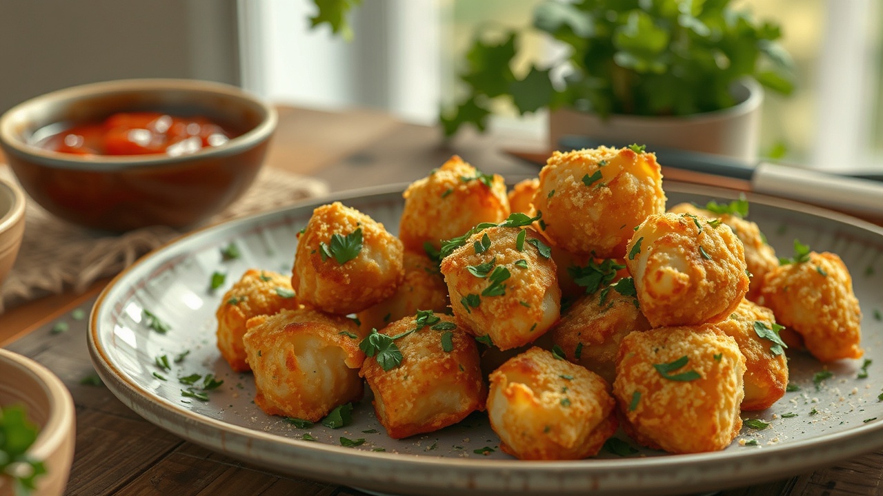 Homemade Fried Cheese Bites Recipe