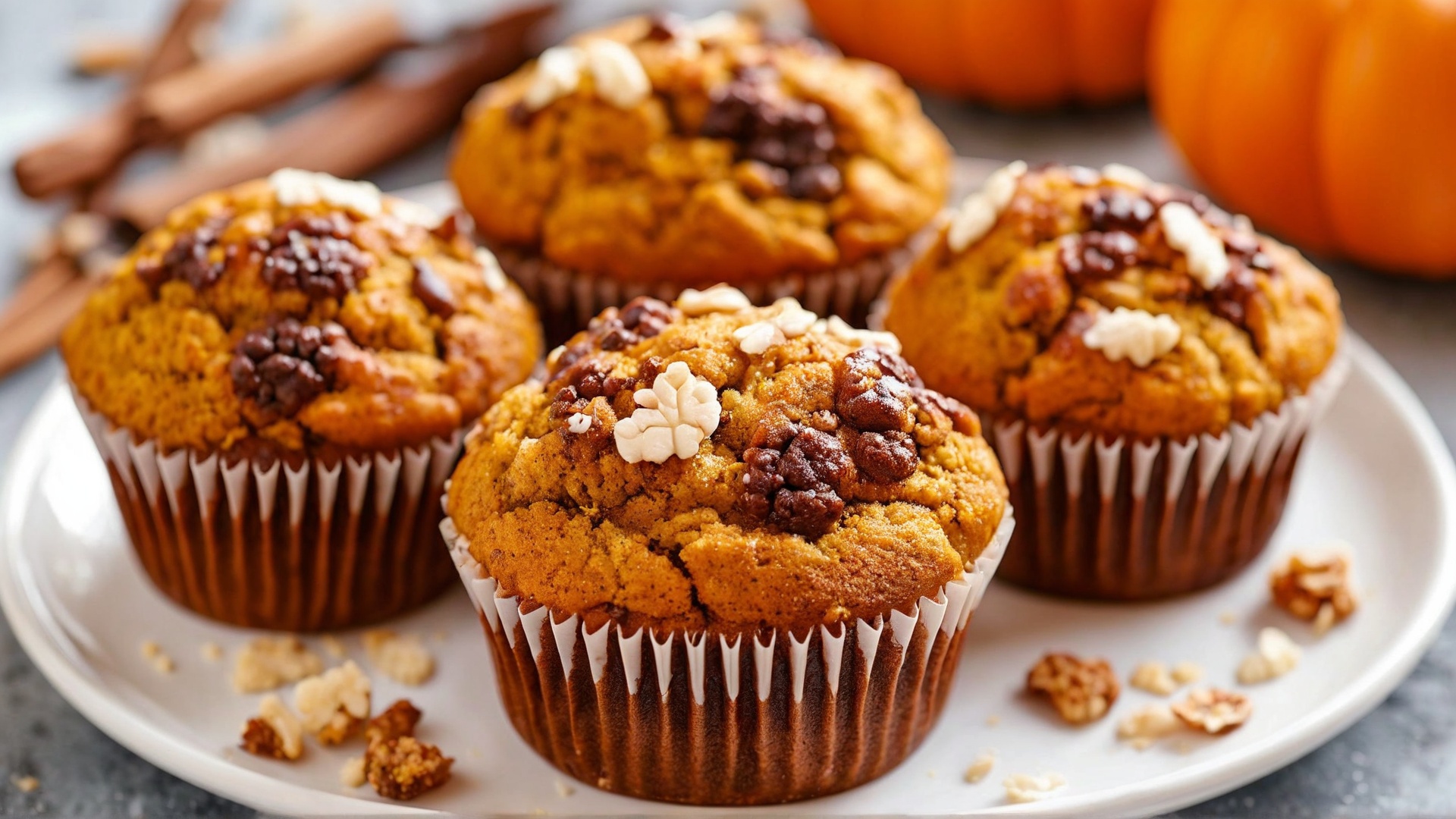 Best Pumpkin Muffins with Streusel Topping Recipe