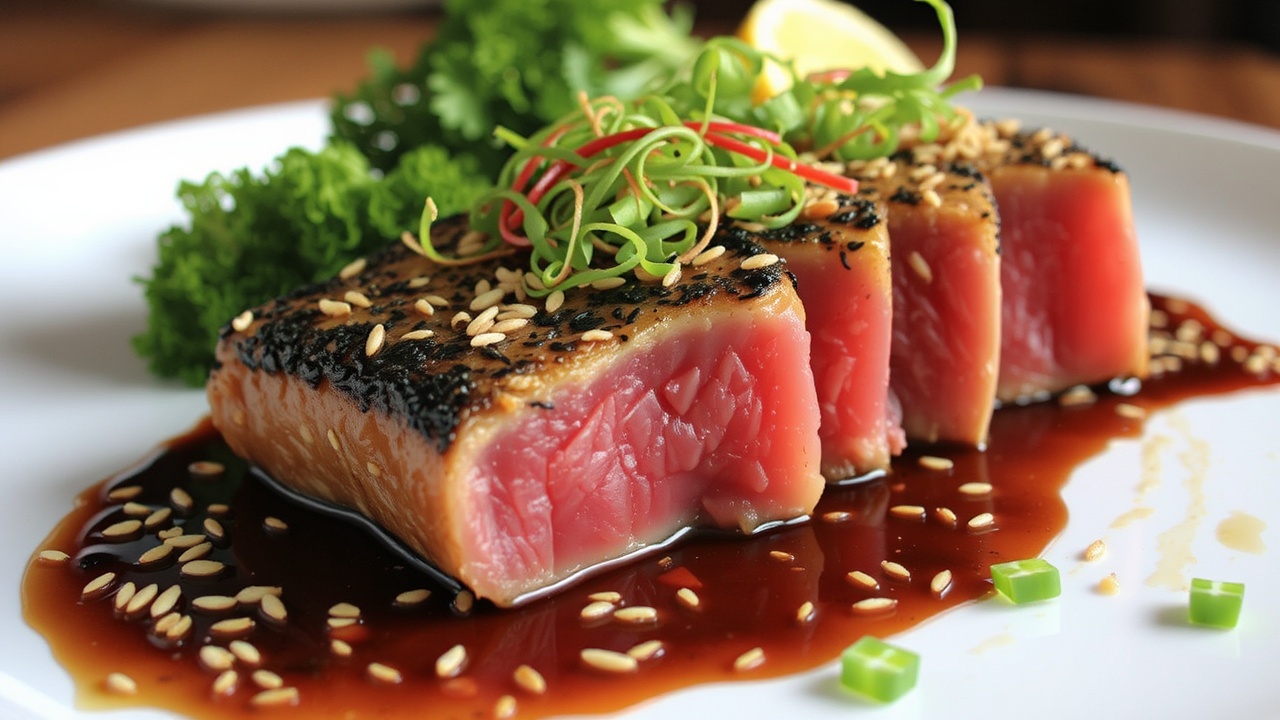 ahi tuna recipe -seared